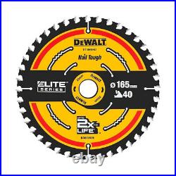 DeWalt DT10640 Extreme Framing Circular Saw Blade 165 x 20mm 40T (10 Pack)
