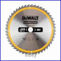 DeWalt DT1964 305 x 30mm 24T/48T/60T Construction Circular Saw Blade (Pack of 3)