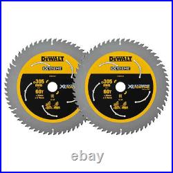DeWalt DT99575-QZ Extreme Runtime Circular Saw Blade 305 x 30mm 60T (2 Pack)