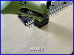 Exakt14 Mini circular saw & Guide Rail with 5 extra blades (8 blades total)