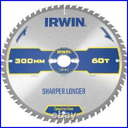 Irwin ATB Ultra Construction Circular Saw Blade 300mm 60T 30mm