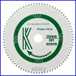 Key Blades and Fixings 250mm x 30mm x3.0mm 80 T Triple Chip (MFC & Laminates)
