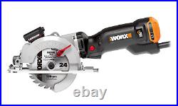 WORX WX437 XL 800W Electric WORXSAW Compact Circular Saw x3 Blades 2M Cable