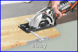 WORX WX527 18V WORXSAW Cordless Compact Circular Saw Battery Charger & Blade